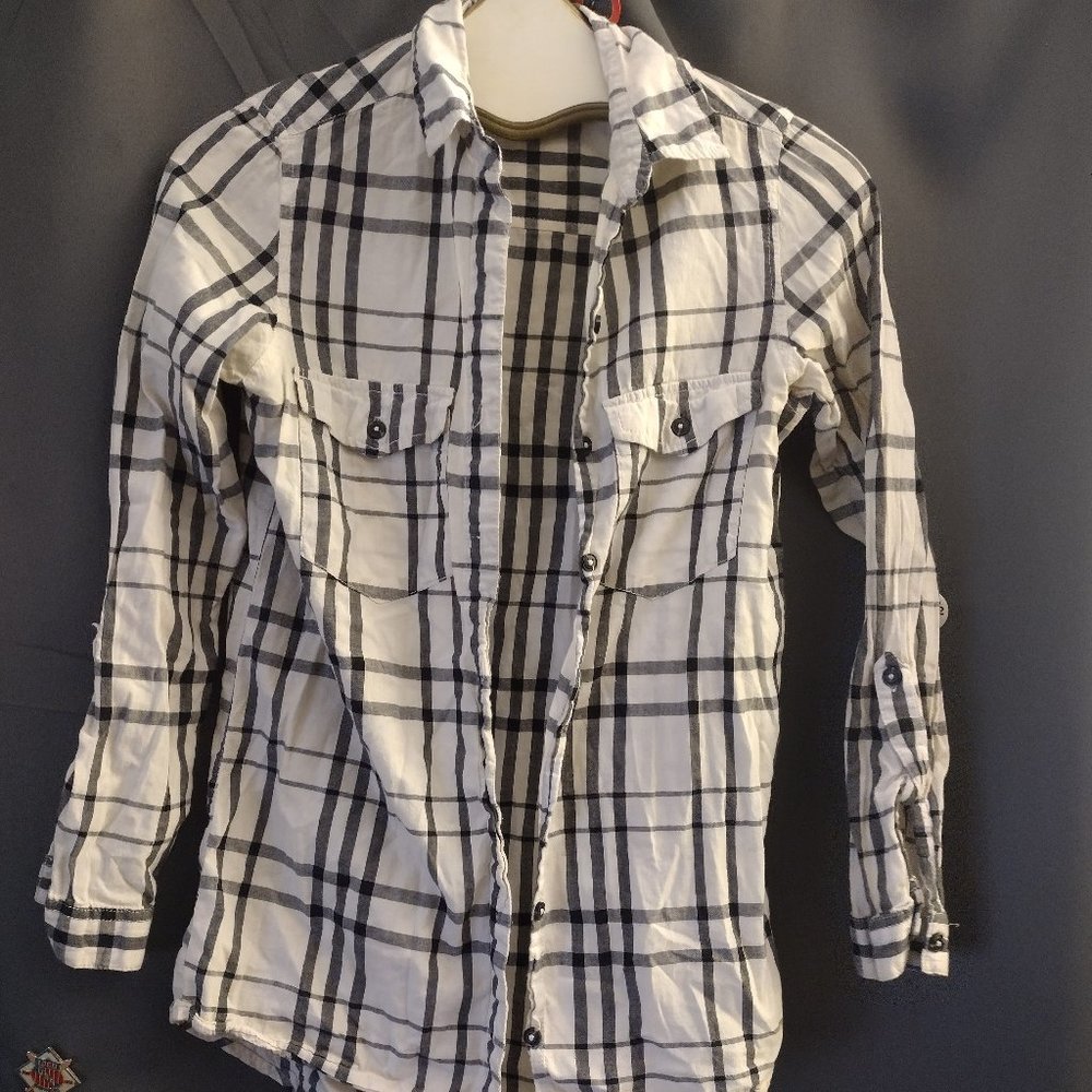 Jopna Women's Long Sleeve Button-Up Shirt Size Small